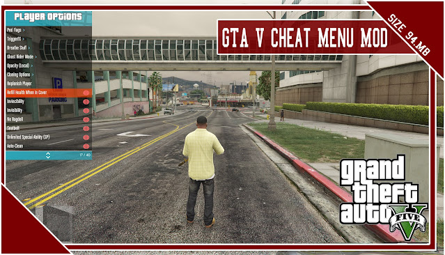 Grand Theft Auto V Cheat Menu Mod