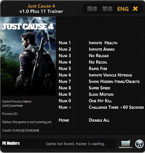 Just Cause 4 Trainer Mod