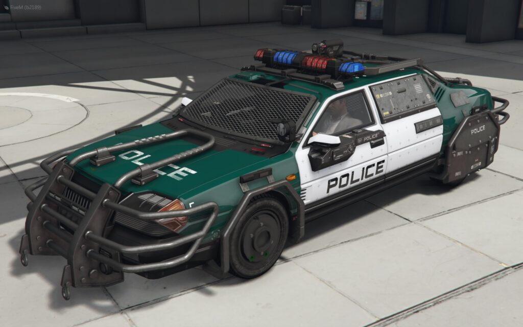 GTA 5 Cyberpunk Police NCPD Enforcer
